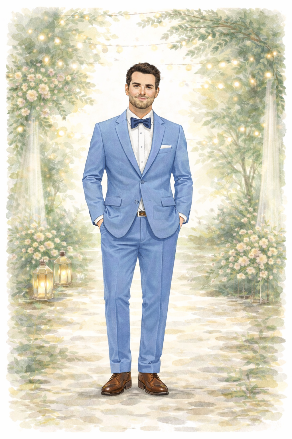 Exempel: mörkgrå kostym